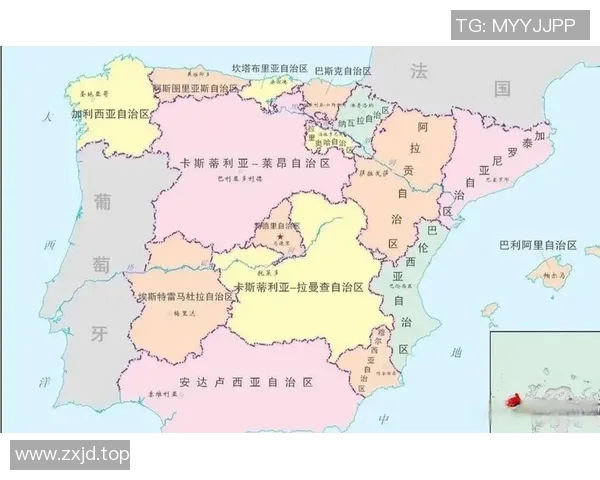 西甲联赛地图:西甲联赛各大俱乐部的地理分布 西甲联赛地图:西甲联赛各大俱乐部的地理分布